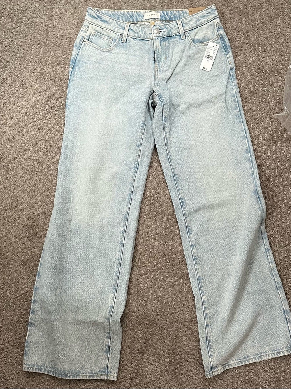Light Wash Pacsun Wide Leg Jeans